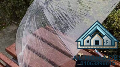 مظلات مطر في الشتاء