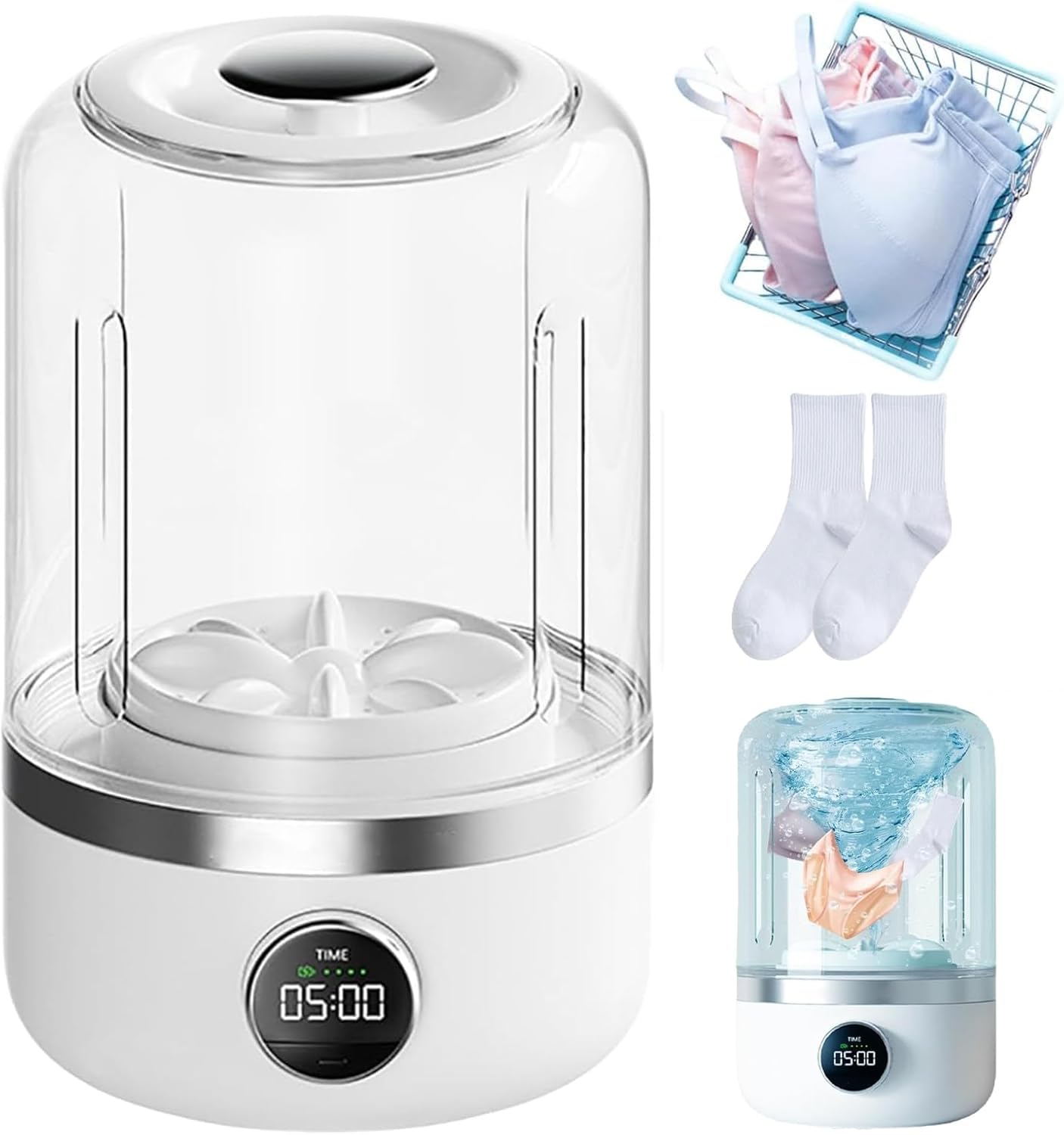 غسالة صغيرة لاسلكية محمولة 